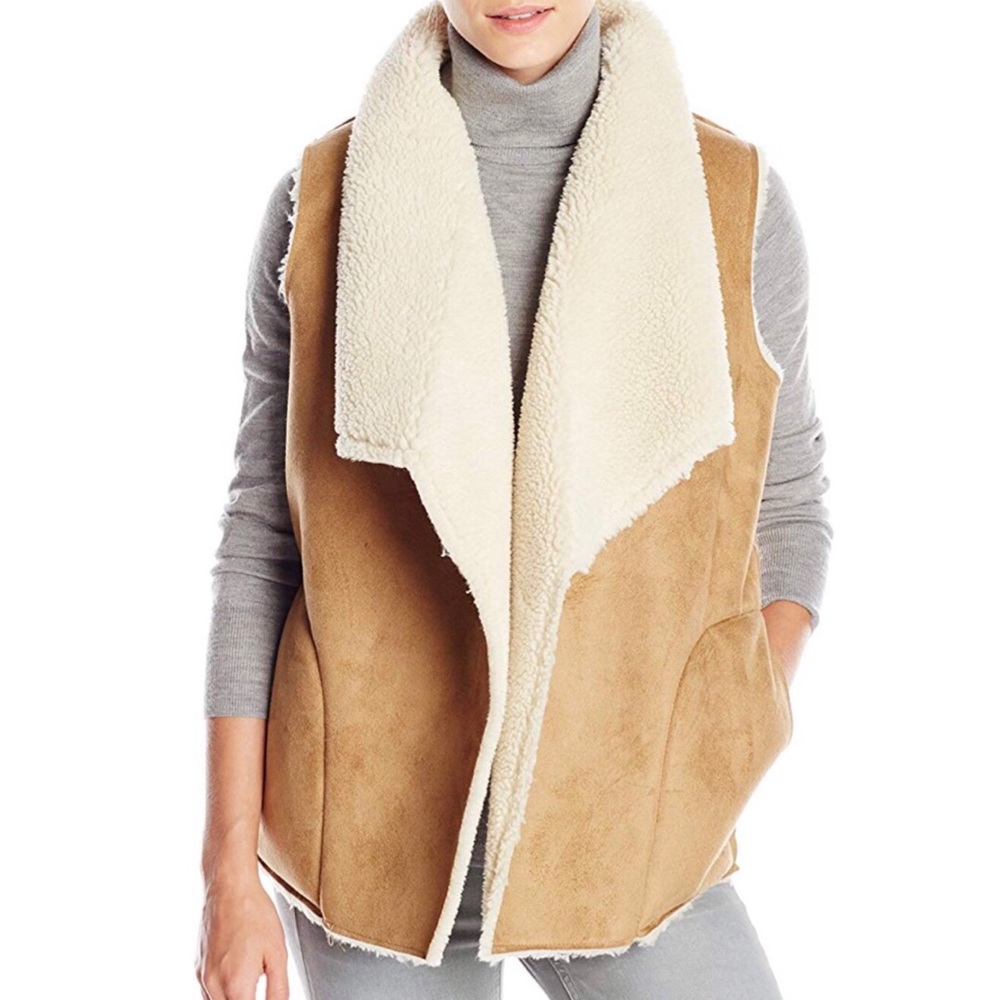 Velvet by Graham & Spencer Faux Sherpa Vest